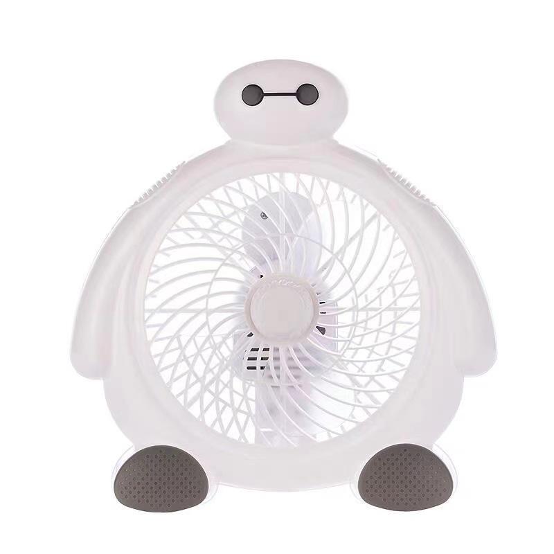 

Mini Cartoon USB Fan: Perfect for Dorms, Home, and Office Baymax