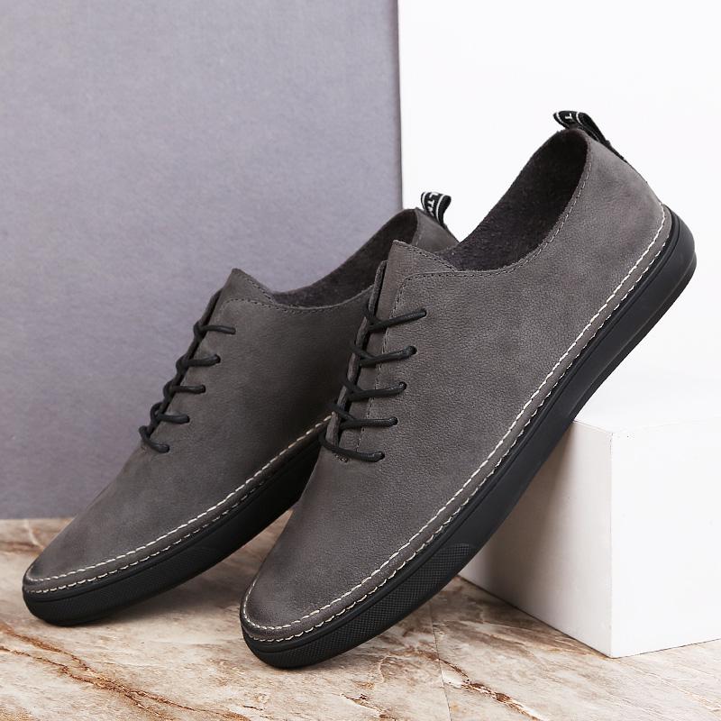 Echtleder Herrenschuhe Hohe Qualität Herren Sneaker Freizeitspaziergang Tenis Masculino Outdoor Reise Skateboard Schuhe Trainer