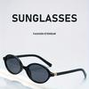 Small Glasses Frame Oval Shape Sun Glasses Classic Men's's Retro Sun Glasses Ladies Outdoor Leisure Eyewear UV400