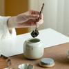 Chinese Handmade Orchid Pattern Tea Caddy Ceramic Sealed Tea Jar Coffee Candy Spices Containers Tea Boxes Storage Tank Teaware