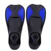 Men Women Swim Foot Fins Swimming Diving Open Heel Adjustable Snorkel Fin Blue L
