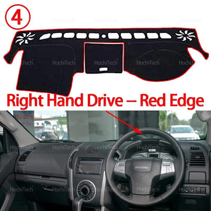 

Dashboard Cover Protective Pad for Isuzu Mu X D-Max 2012-2018 Car Accessories Dash Board Sunshade Anto-UV Carpet