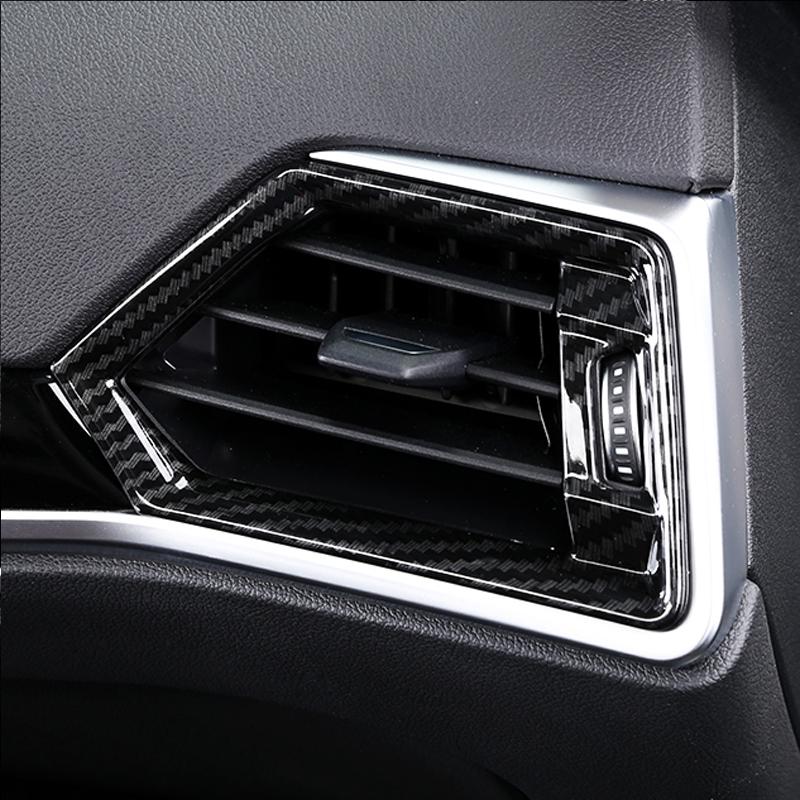 2PCS Car Center Console Front Air Outlet Vent Frame ABS Decoration Auto Interior Accessories For BMW 3 Series G20 G28