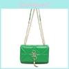 Street Style Pu Crossbody Bag With Chain Strap For Casual Daily Use
