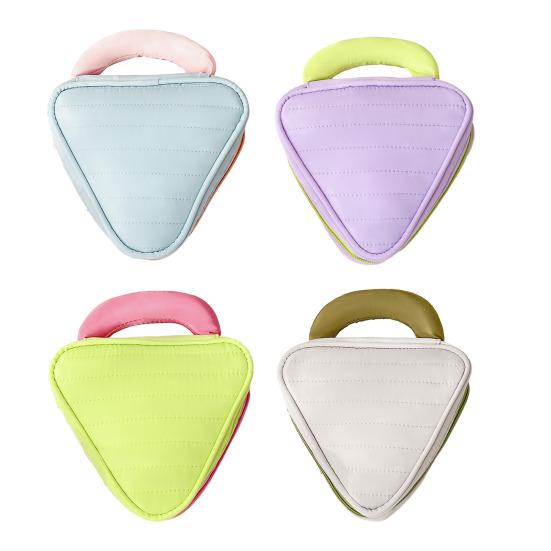 Sminkväska Hållbar Mini Kosmetisk Förvaringsväska Stor Kapacitet Mjukt Material Reseorganisatör Förvaringspåse för Läppstift Nycklar Parfym