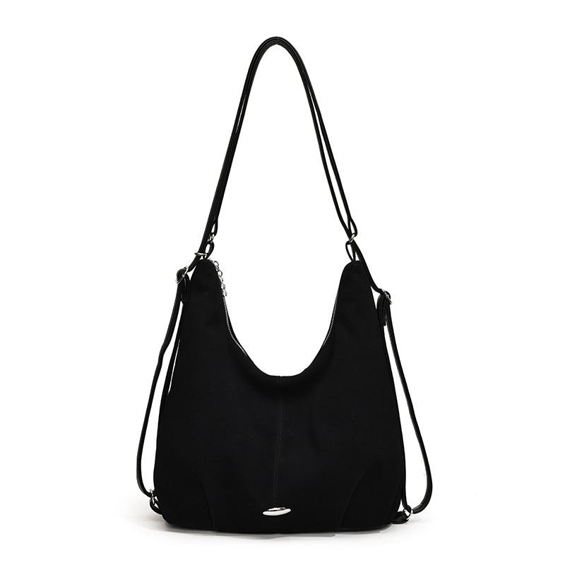 Temperament Fashion Commuter Portable Tote Bag 2024 New Niche Shoulder Bag Large Capacity Lazy Casual Backpack