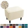 Solid Color Velvet Club Sofa Slipcovers Elastic Super Soft Club Chair Cover Single Seater Armchair Covers for Bar Counter Hotel
