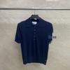 Summer Classic Four-Bar Lapel Short-Sleeve Ladies' Slimming Casual Polo