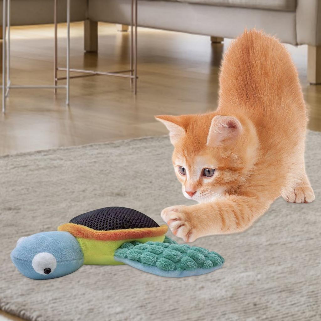 Simulation Turtle Electric Intelligent Cat Self-entertainment Toy Cat Amusement