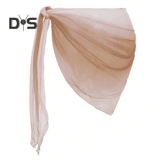 Beach Sheer Cover Up Skirt Gradient Color Chiffon Bikini Wrap Versatile Scarf Swimwear Shawl Sunscreen Cover Up