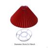Pleated Lamp Shade Ceiling Pendant Light Cover Fan for Restaurant
