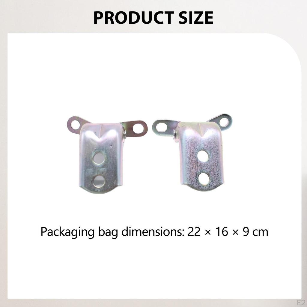 2 Pieces Door Hinges Set Metal Replaces Part High Performance 82420-2J00A 82421-2J00A for Patrol Gu