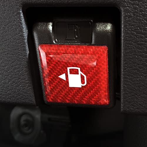 HASEPRO Magical Carbon NEO Fuel Lid Opener Emblem TYPE A Red NFOE-1RED