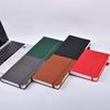 2024 Planner Faux Leather Hardcover Pen Holder Ribbon Bookmark Colorful Monthly Index Ink-Proof Paper Elegant Journal Dairy Notebook Student Supplies