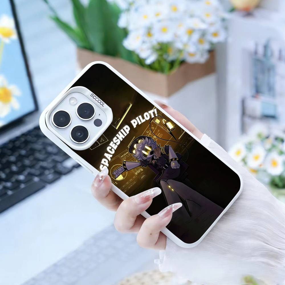 Game M-Murder N V J Drones  Phone Case For iPhone17, 16,15,14,13,12 Pro Max white Candy Matte Shockproof Cover