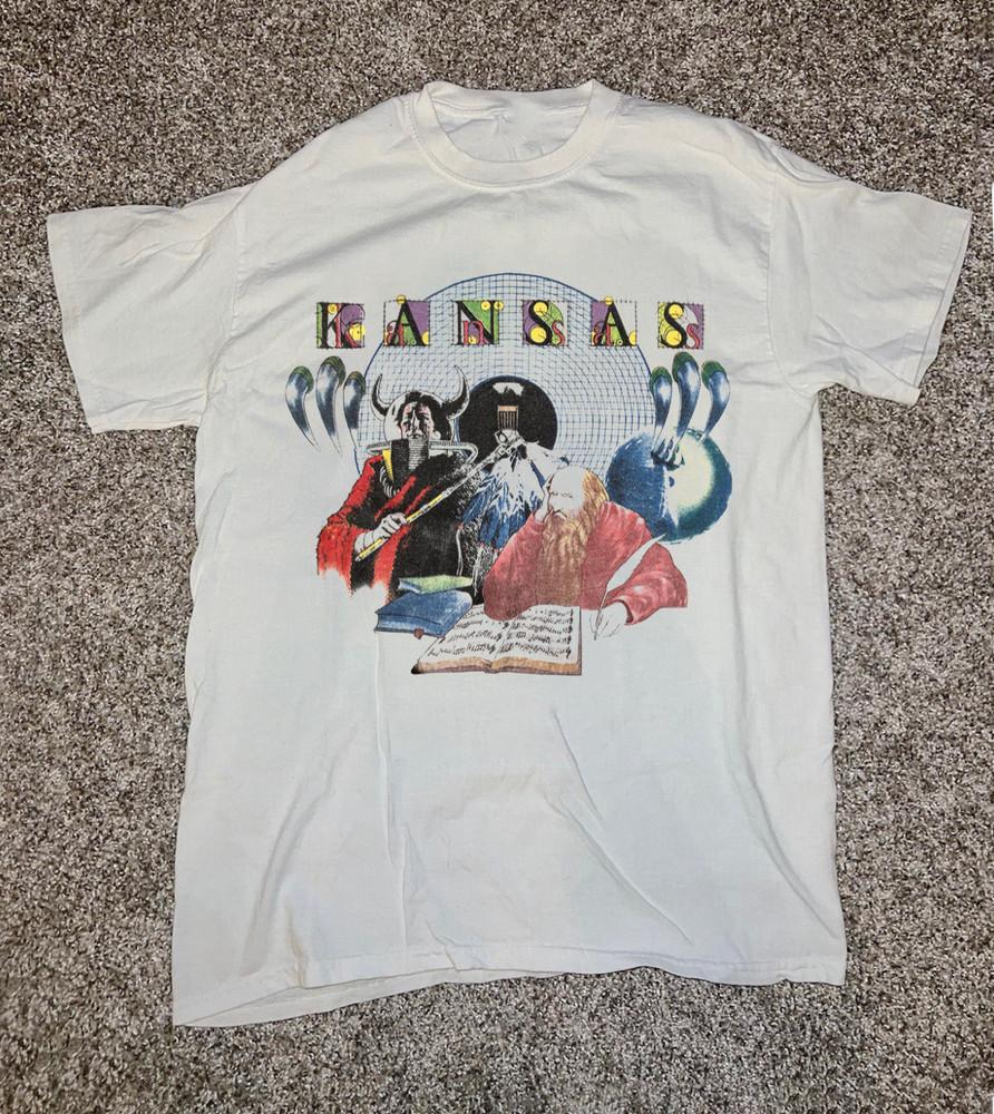 Kansas Rock Band Tee Music Gift Unisex TShirt Full Size S To 5XL QX0253 Unisex T-Shirt S