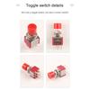 5 Stücke 3Pin 6Pin C-NO-NC 6mm Mini Momentary Automatische rückkehr Push Button Schalter (EIN)-AUS 5A125V/2A250V Kippschalter