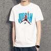 Jordan Printed Logo Crewneck T-Shirt Men Tops White CJ6307-100