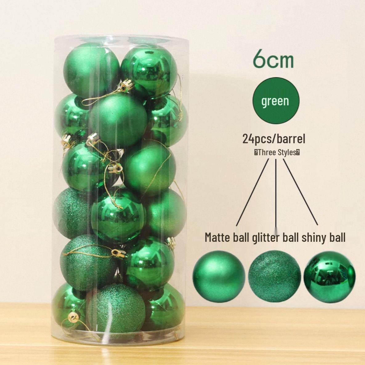 

Набор украшений для рождественской елки: Декоративные шары 4/6 см для праздничных вечеринок