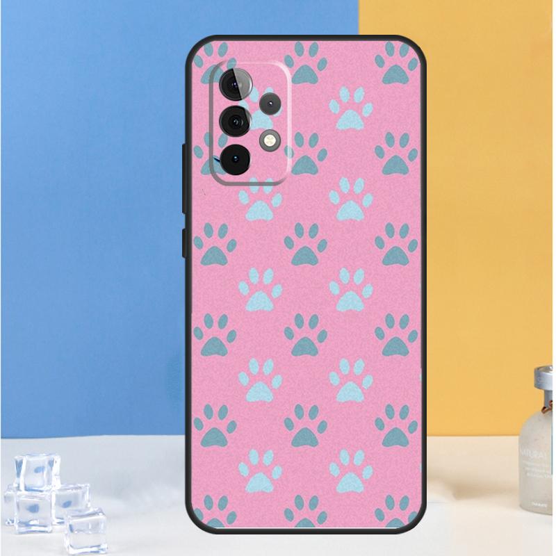 Cat Dog Paw Design For Samsung Galaxy A05 A06 A13 A33 A53 A36 A26 A16 A54 A34 A14 A32 A52 A55 A35 A15 A56 Case