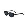 Logo Design Cat Eye Sunglasses Women Sunglasses Black SLM154/K-001