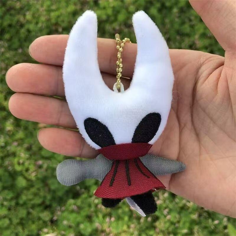 Hollow Knight Plush Keychain Cute Bug Knight Doll Backpack Charm Soft Stuffed Toy Anime Game Pendant Bag Accessory Gifts