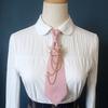 Polyester JK Collar Pin No Tie Needed Neck Ornament Fashion Chain Neck Accessory  Shirt Match