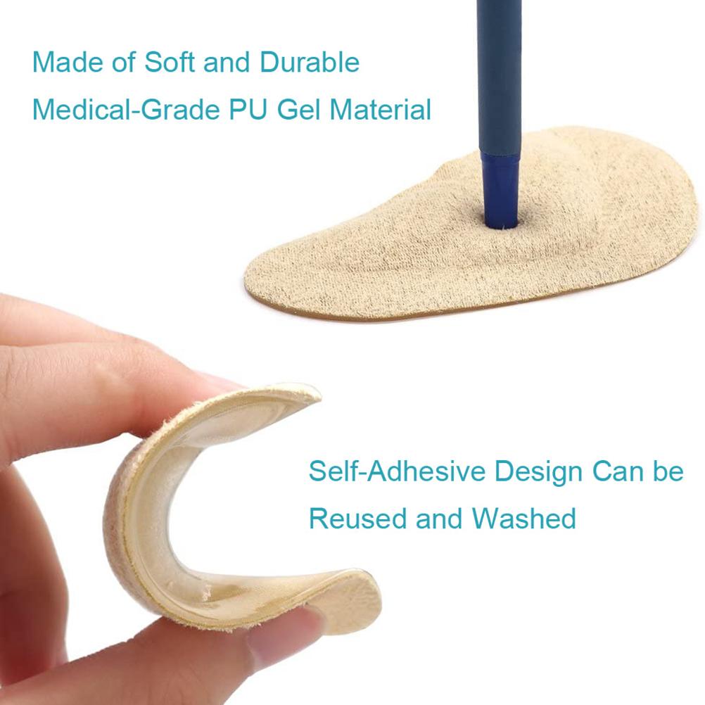 Unisex Gel Arch Support Cushions Adhesive Shoe Insoles Pad Relieve Pressure