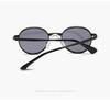 2058 Retro Small Round Frame Metal Sunglasses for Women