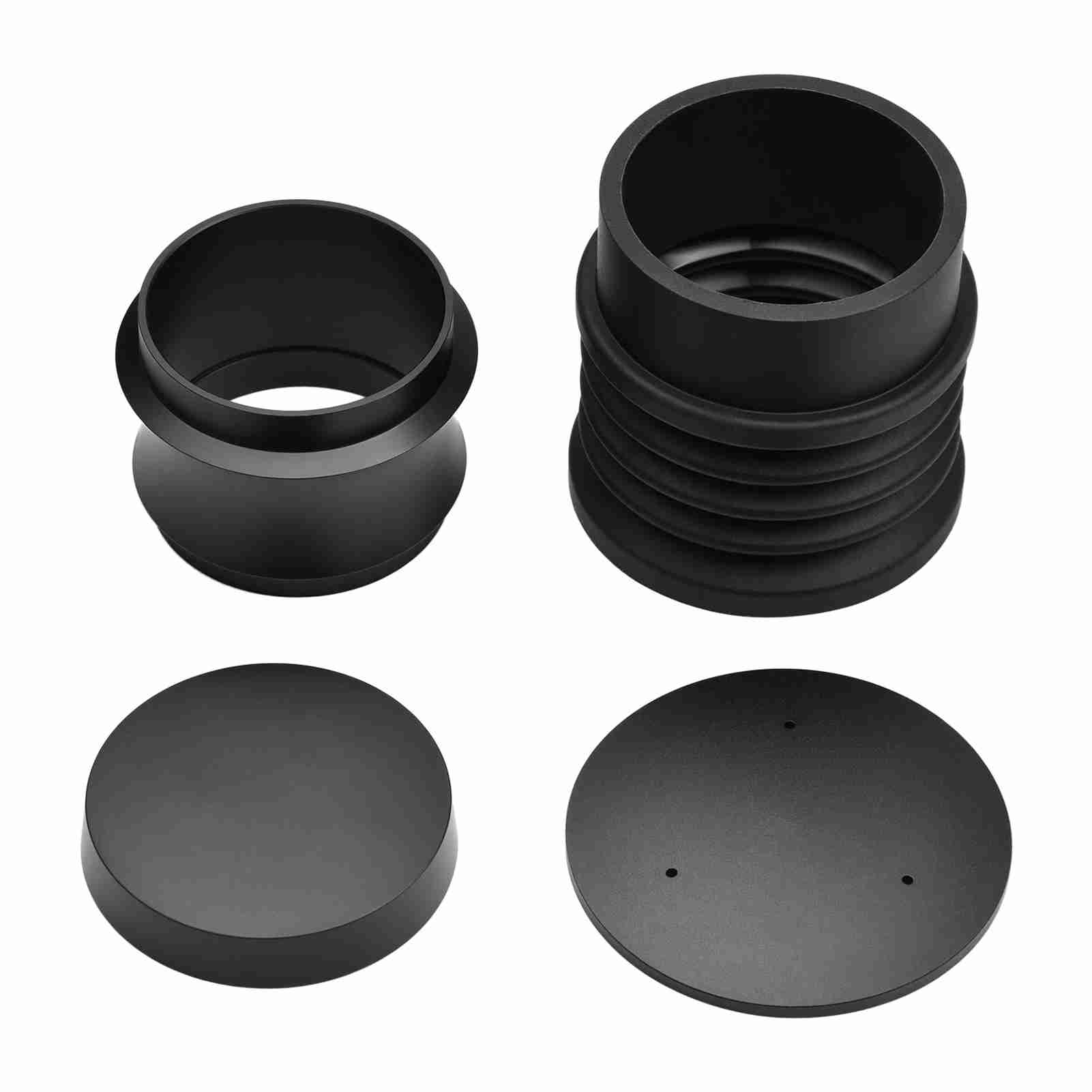 

Aluminum Alloy Single Dose Hopper with Silicone Bellow Coffee Grinder Accessories Replacement for MAZZER Mini Coffee Type 3