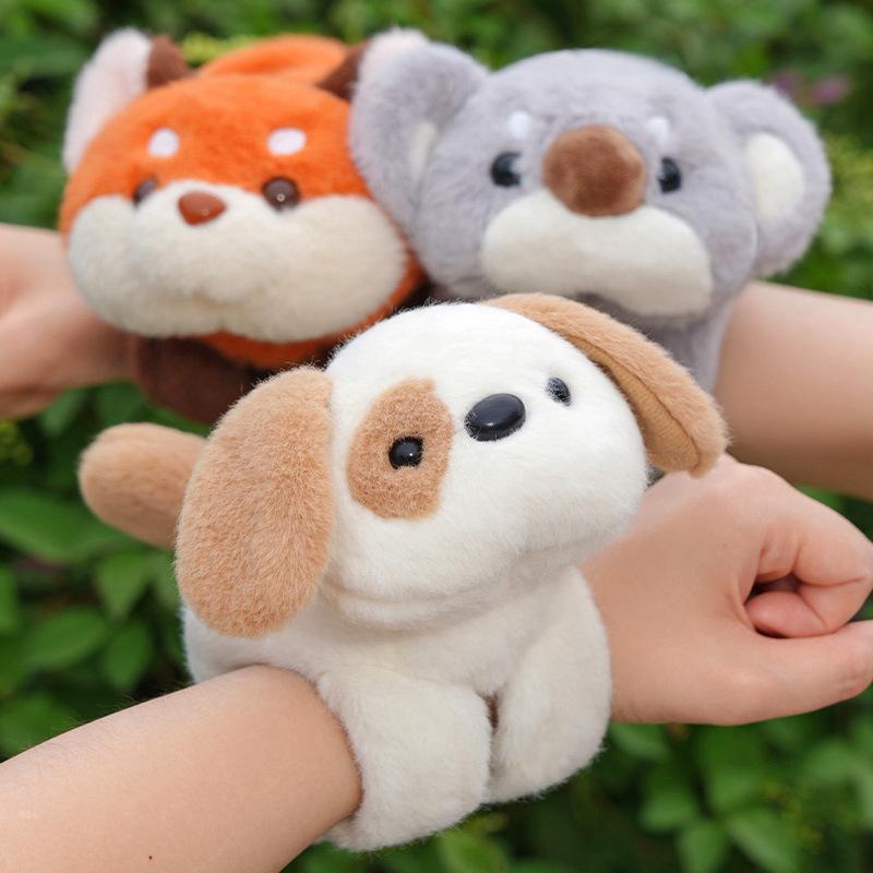 Cute Cute Cat Koala Popping Circle Plush Toy Puppy Dog Fox Bracelet Children Soothing Doll