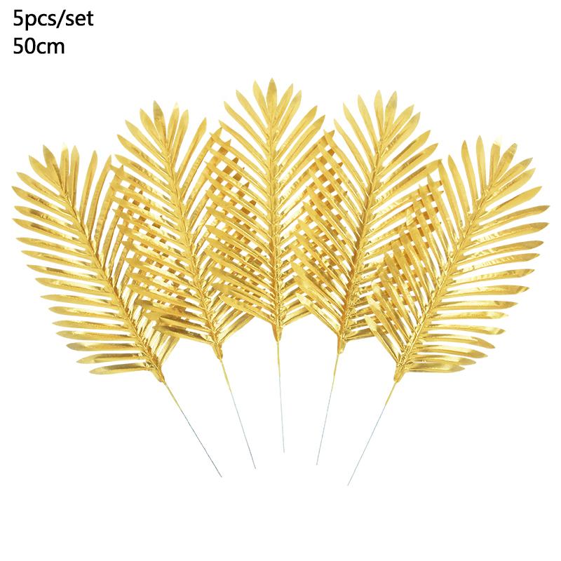 Künstliche tropische Palmblätter Hawaiianisches Luau Safari Dschungel Party Dekoration Sommer Hochzeit Geburtstag Zuhause Tischdeko Kunstpflanze KTY