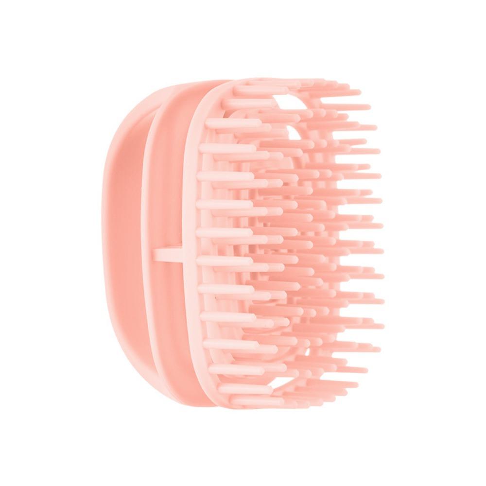 

TPE Shampoo Massager Brush Care Tool Shampoo Comb Durable Scalp Massage Brush Clean Massage рожевий