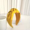 Women Headband Bowknot Decor Pure Color Hair Hoop Lightweight Versatile Hair Decoration Hair Accessories