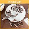 Chic Leopard Print Hair Claw Clip For Fashion-forward Womens Hair Accessories