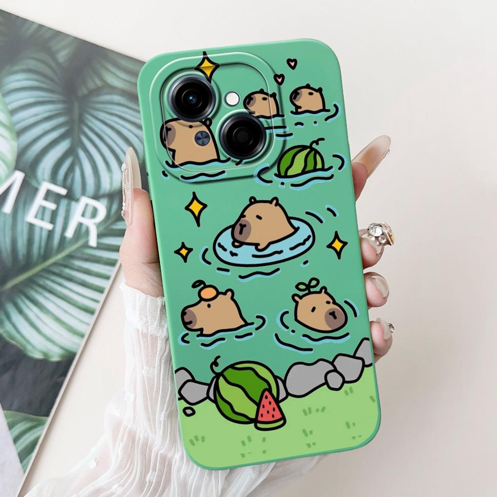 For Tecno Spark Go 1 Case 6.67" Beautiful Flower Painted Cover Soft Silicone Phone Case For Tecno SparkGo 1 Go1 Capa Coque