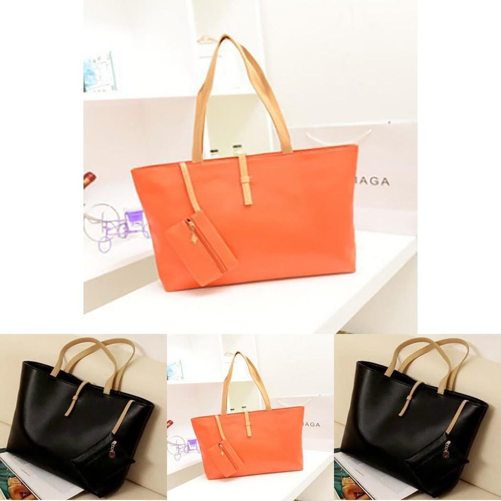 Chic Womens Faux Leather Tote Bag Perfect For Shopping With Unique Zippered Pockets