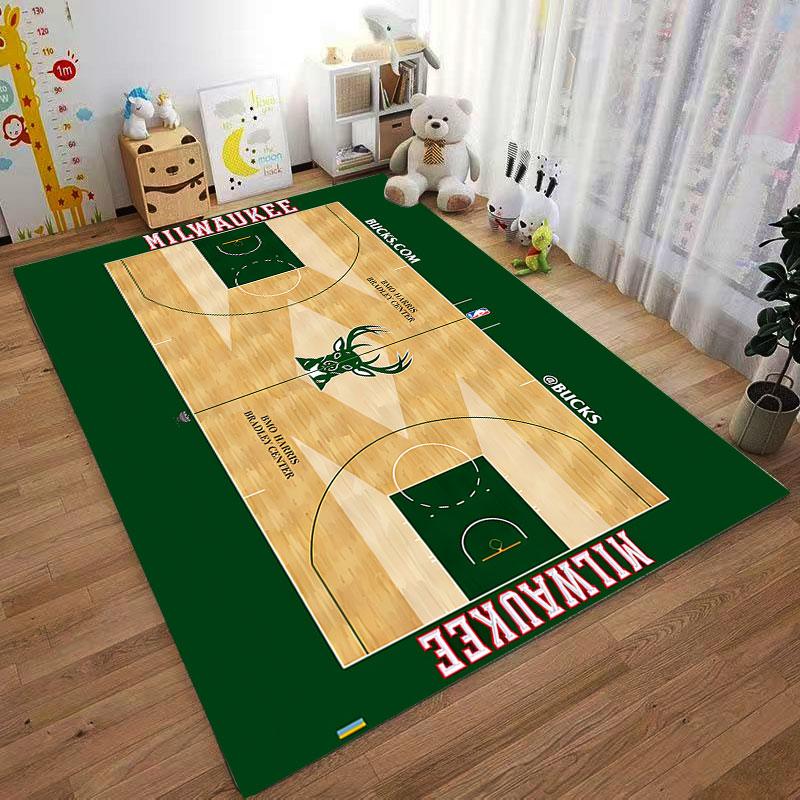 Milwaukee Basketball Court Carpet suitable as a non-slip mat for the living room or bedroom sofa
