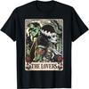 The Monster Frankenstein And Bride The Lovers Tarot Card T-Shirt