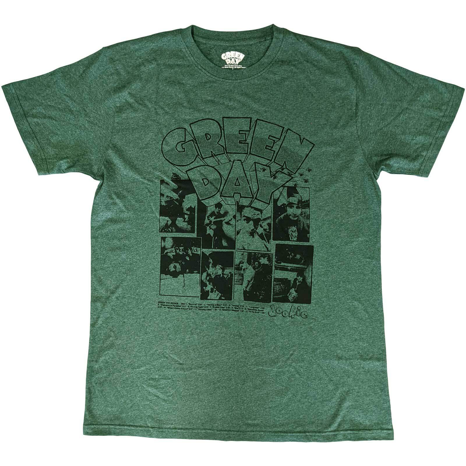 Green Day Dookie Frames Official Mens T-Shirt- L
