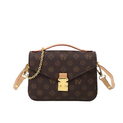 Umhängetasche einfache Mode Retro Damentasche 2024 neue personalisierte lässige Textur ausländischer Stil schräge Spanne kleine quadratische Tasche