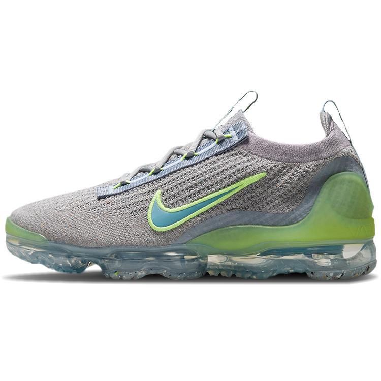 New Nike Air VaporMax 2021 Fk Particle Grey Liquid Lime DH4084-003