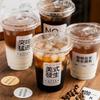 350/400/500/600Ml Clear Plastic Cups with Lids Straw Sturdy Iced Coffee Cups Disposable Plastic Smoothie Cups for Cold Drinks