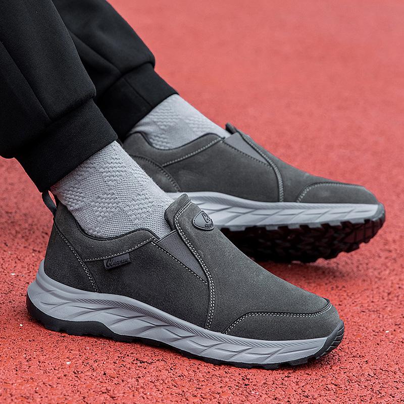 Men's Health Step Spring Outdoor Breathable Hiking Thick Soled Couple Sneakers Shoes Comfortable Lazy Set Casual Shoes 36-45