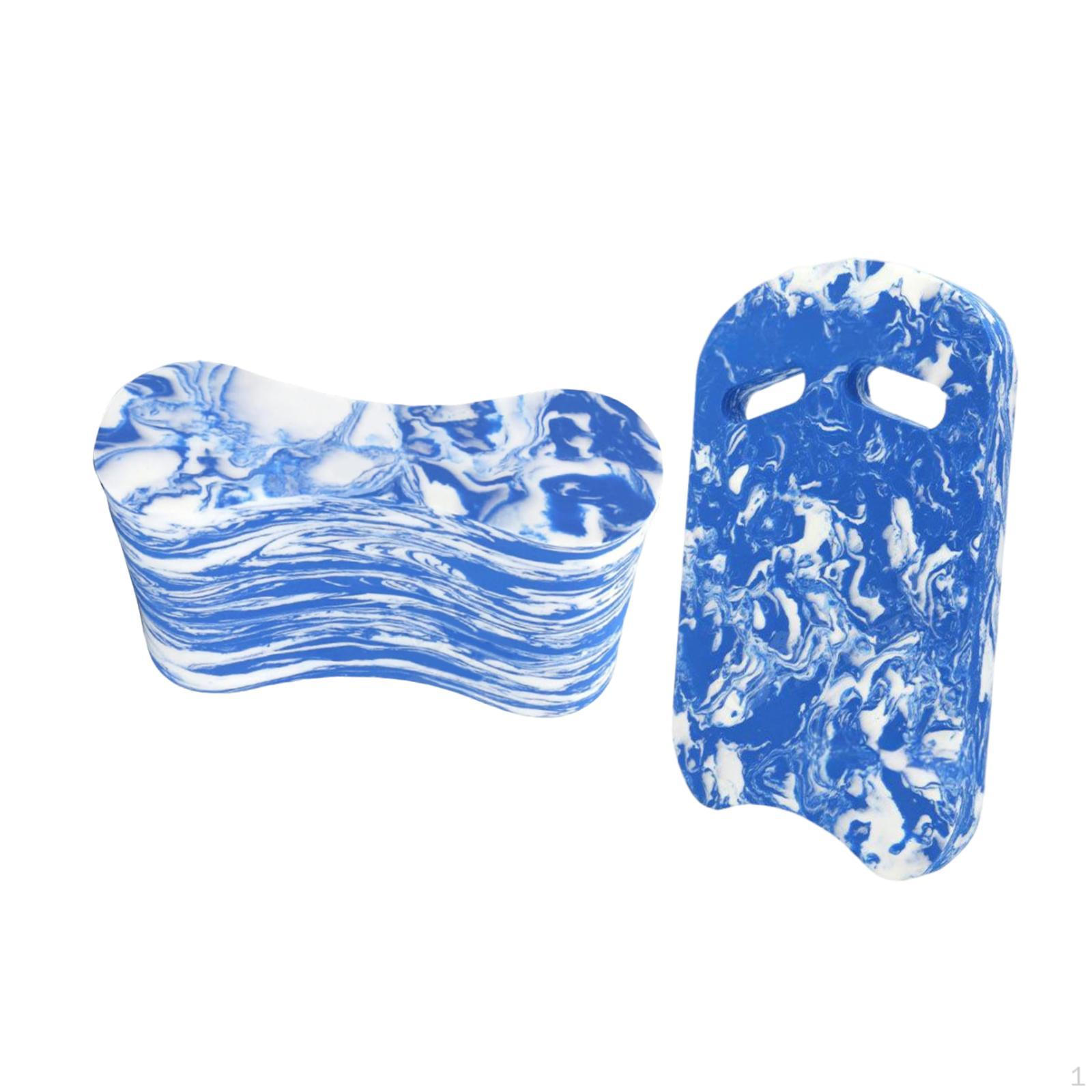 Set: Swim Float And Board Aid for Swimming, Training Equipment, Buoyancy Device, Leg Support синий