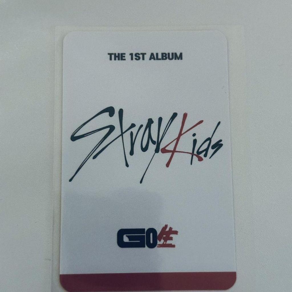 [USED] StrayKids GO raw skz subk bonus bangchan trading card