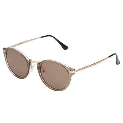 Πολωμένο Γυαλιά Ηλίου Τέφρα Μπεζ Φακός Unisex [Bunny Walk] BW-028 BW-0281C HC-BROWN Pop-up