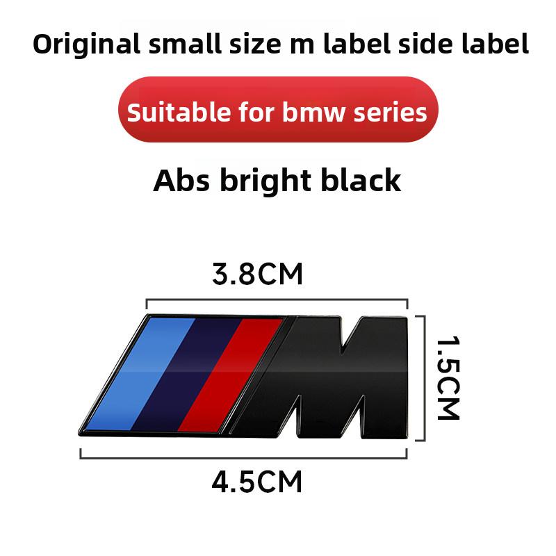 

BMW Rear Emblem M Badge for BMW G20 G28 G61 G60 X1 X3 X5 X6 featuring M2 M3 M4 M5 G30 F46 F34 F30 F11 Thunder Sport M Badge
