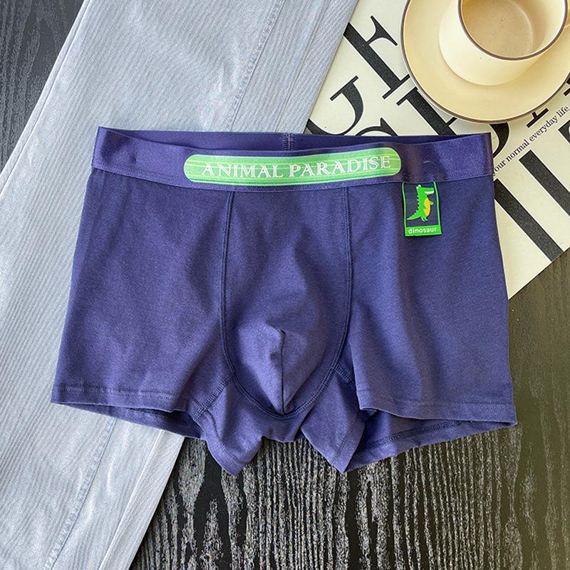 Plus Size Men s Spring and Summer New Pure Cotton Comfortable Loose Briefs L