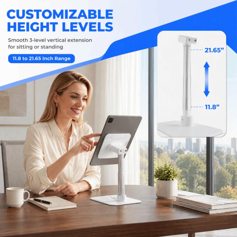 Tablet Slots Car Desk For Laptop Portable Adjustable Height Sofa Table Car Camping